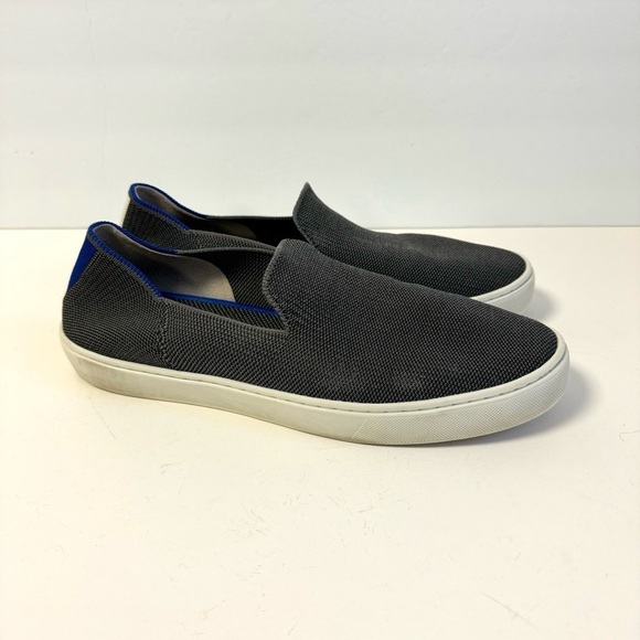 Rothy’s The Original Slip On Sneaker Black Flats Loafers Comfort Shoes Womens 10 - Picture 2 of 8